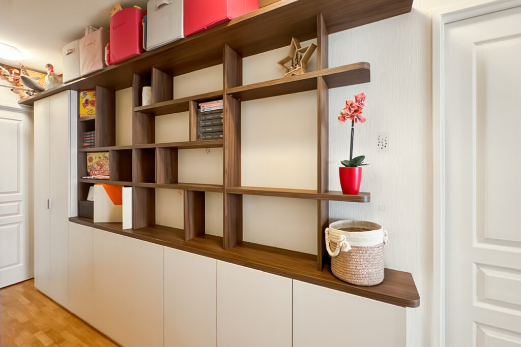 Aménagement d’entrée sur mesure par Placards et Miroirs à Paris
